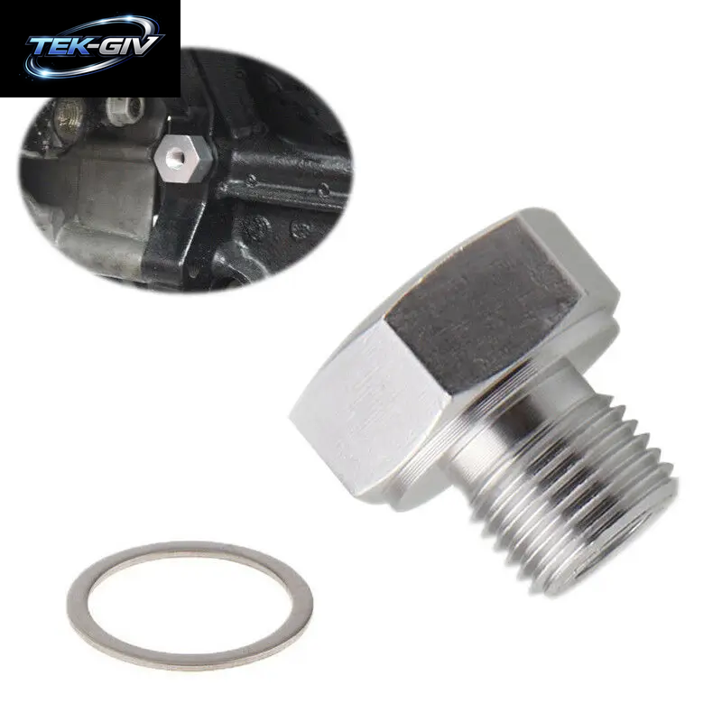M12X1, 5 M16X1, 5 Buchse Bis 1,5 Npt Stecker Aluminium Neuer Öldruck Sensor Adapterst Ecker Für Ls Motor