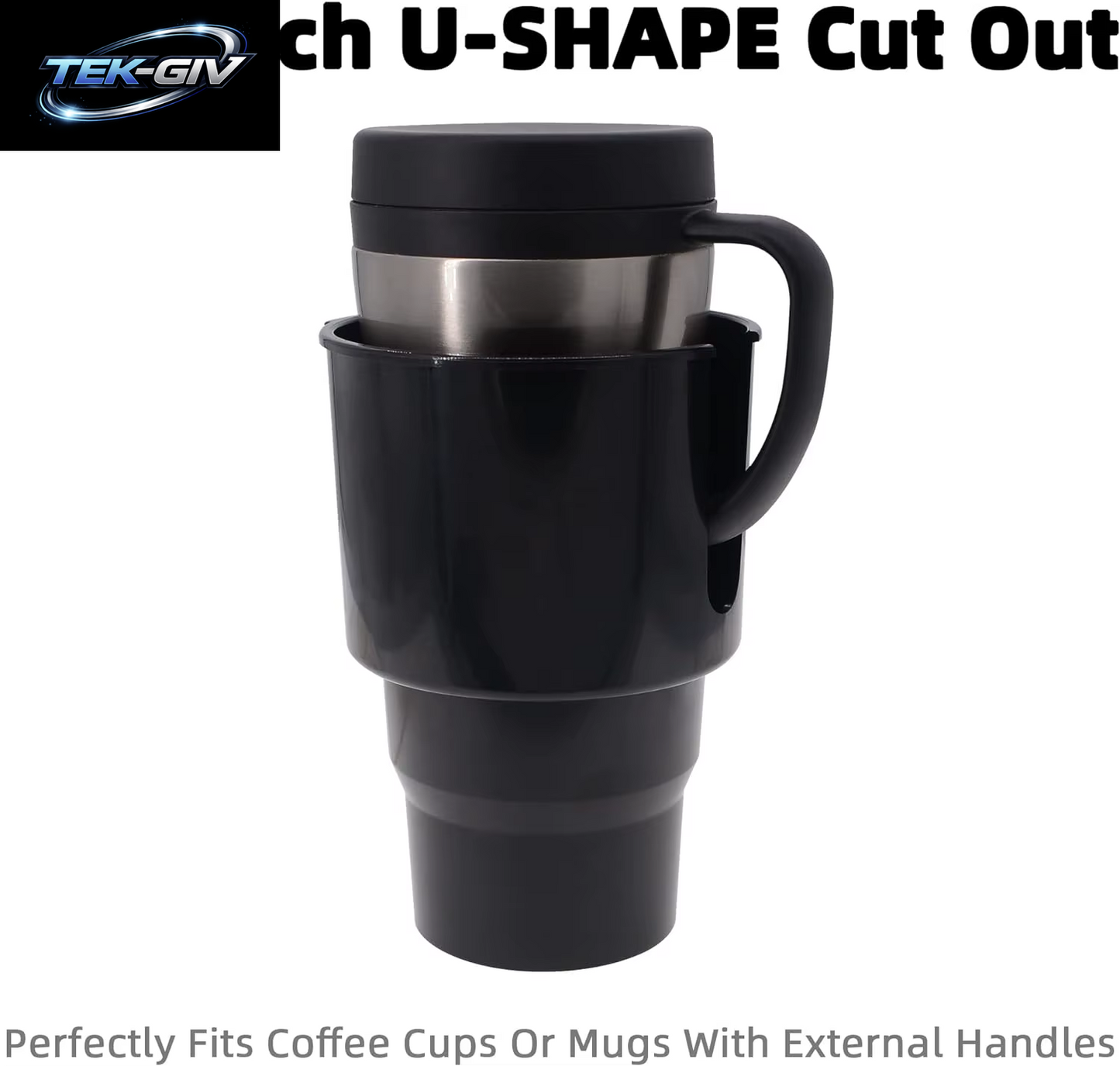 Adapter Für Große Auto Tassen Halter, Kompatibel Mit Hydro-Kolben 32Oz 40Oz Yeti 24/30/36Oz Nalgene 32Oz Kaffeetassen Große Flaschen