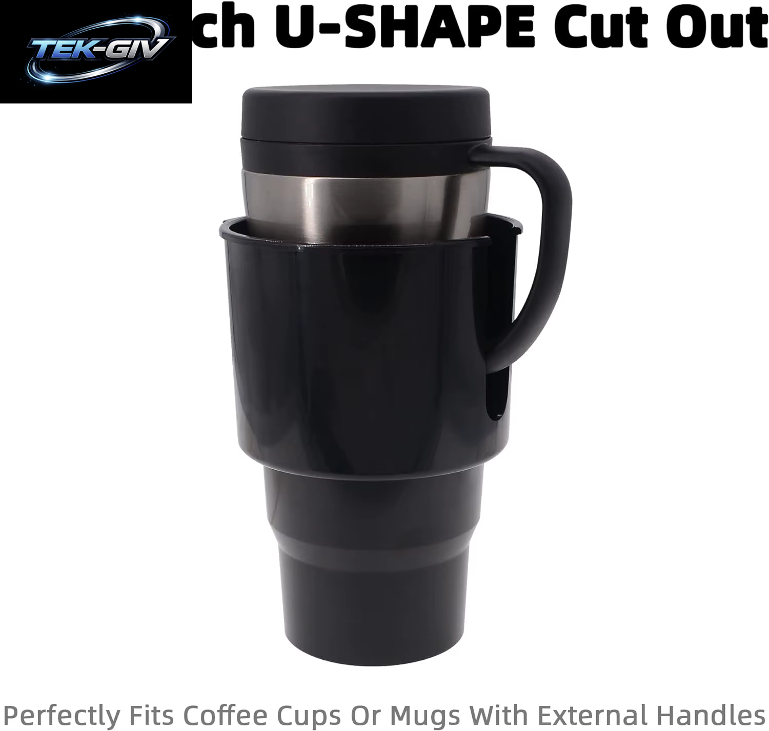 Adapter Für Große Auto Tassen Halter, Kompatibel Mit Hydro-Kolben 32Oz 40Oz Yeti 24/30/36Oz Nalgene 32Oz Kaffeetassen Große Flaschen