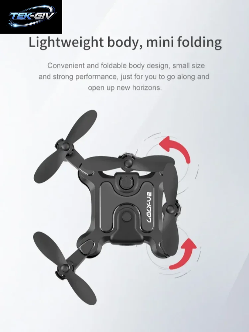 V2 Neue Mini-Drohne Professionelle Hd-Kamera 5G WLAN FPV Luftdruck-Höhenhaltung Faltbarer Quadcopter Rc-Drohne Spielzeug UAV 2026