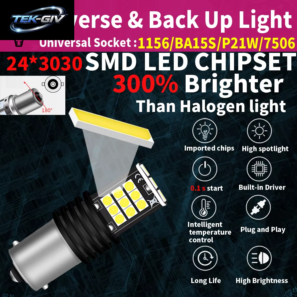 2 Stücke LED Backup Licht Blub Reverse Lampe P21W 7506 BA15S Canbus Für Volvo C30 C70 S40 S60 S70 S80 V40 V50 V60 V70 XC60 XC70 XC90