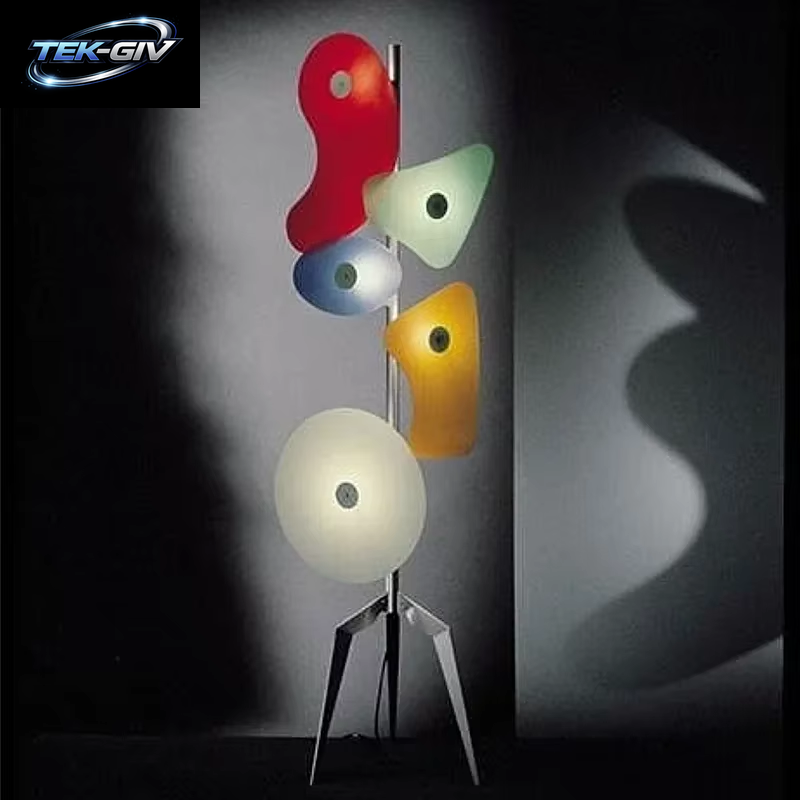 Skandinavische Stehlampe Kreative Led-Farblicht Acryl Orbitallampe Designer Kawaii Lampe Wohnzimmer Schlafzimmer Ecksofa Licht