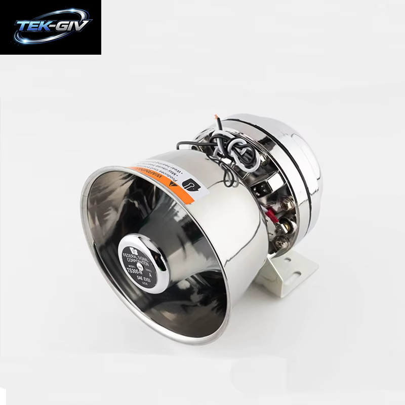 Auto Montierte Alarmmodifikation Werbehupe 12V24V Autoalarmhupe Großer Lautsprecher 300W Alarmhupe Auto Schwarze Fronthupe