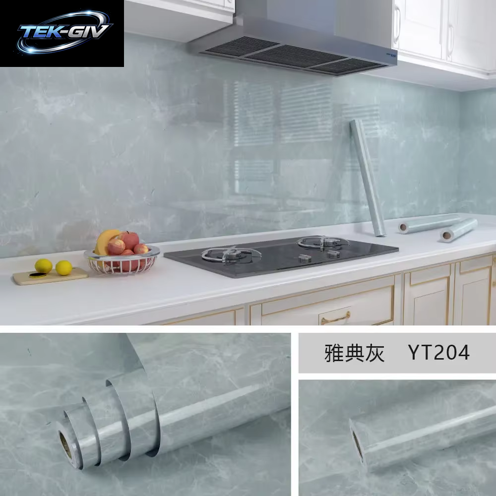 10 M X 80 Cm Marmor Selbstklebende Tapete Wasserdicht Ölbeständig Küchenaufkleber Thermostabilität Dekorative Folie Heimdekoration