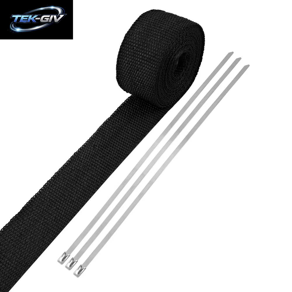 5 Meter Auto-Auspuffrohr-Wickel-Isolierung, Glasfaserband, Automatische Isolierung, Wärmegewickeltes Klebeband, Hochtemperatur-Rolle, Hitzeschild