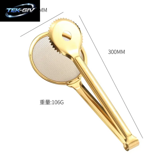 Gold Edelstahl Lebensmittel Clip Gebratene Lebensmittel Clip Kreative Steak Abfluss Filter Mit Filter Mesh Leckage Küchengeräte