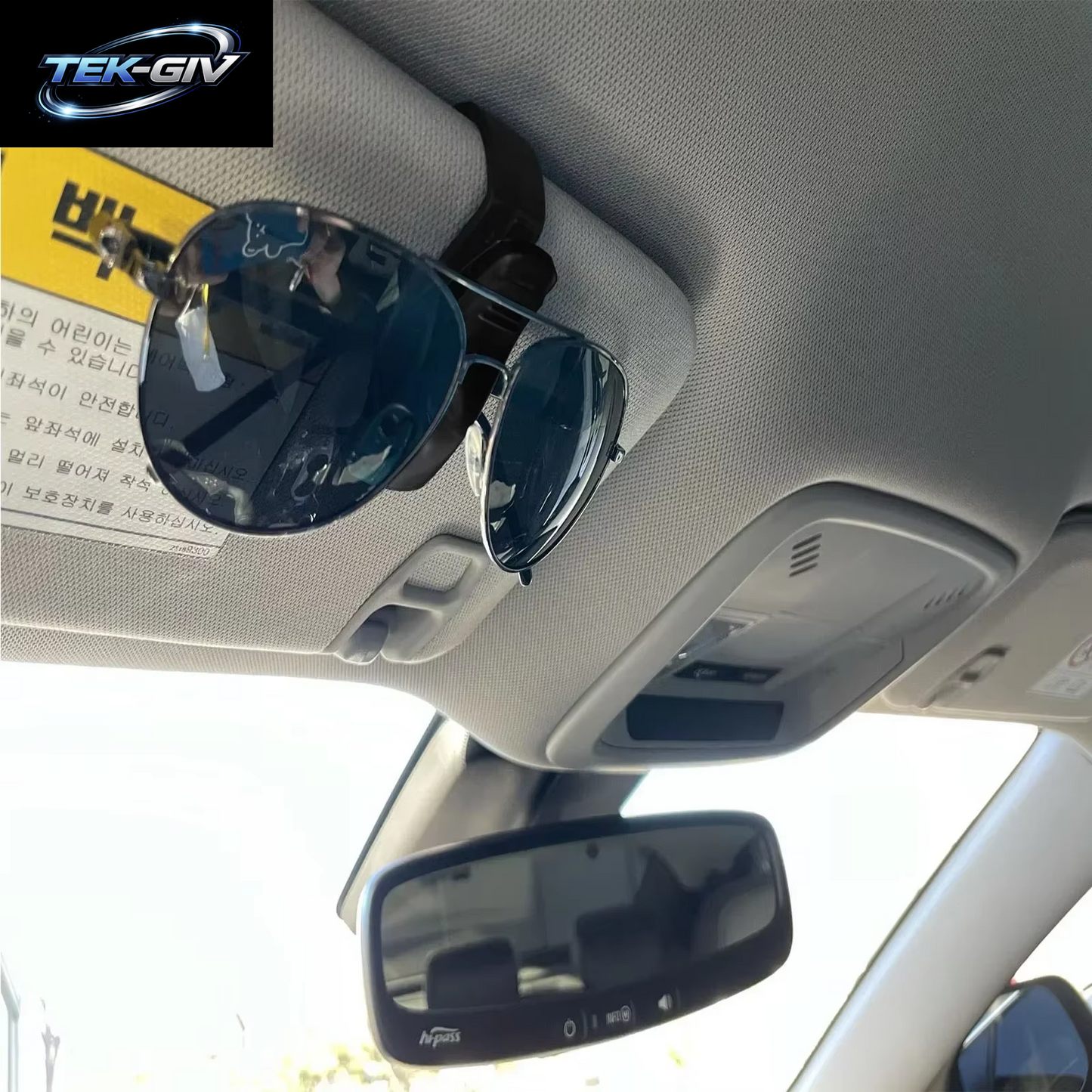 1/4PCS Auto Sonnenblende Sonnenbrille Clip Auto Gläser Halter Tragbare Ticket Karte Klemme ABS Brillen Fall Auto Zubehör