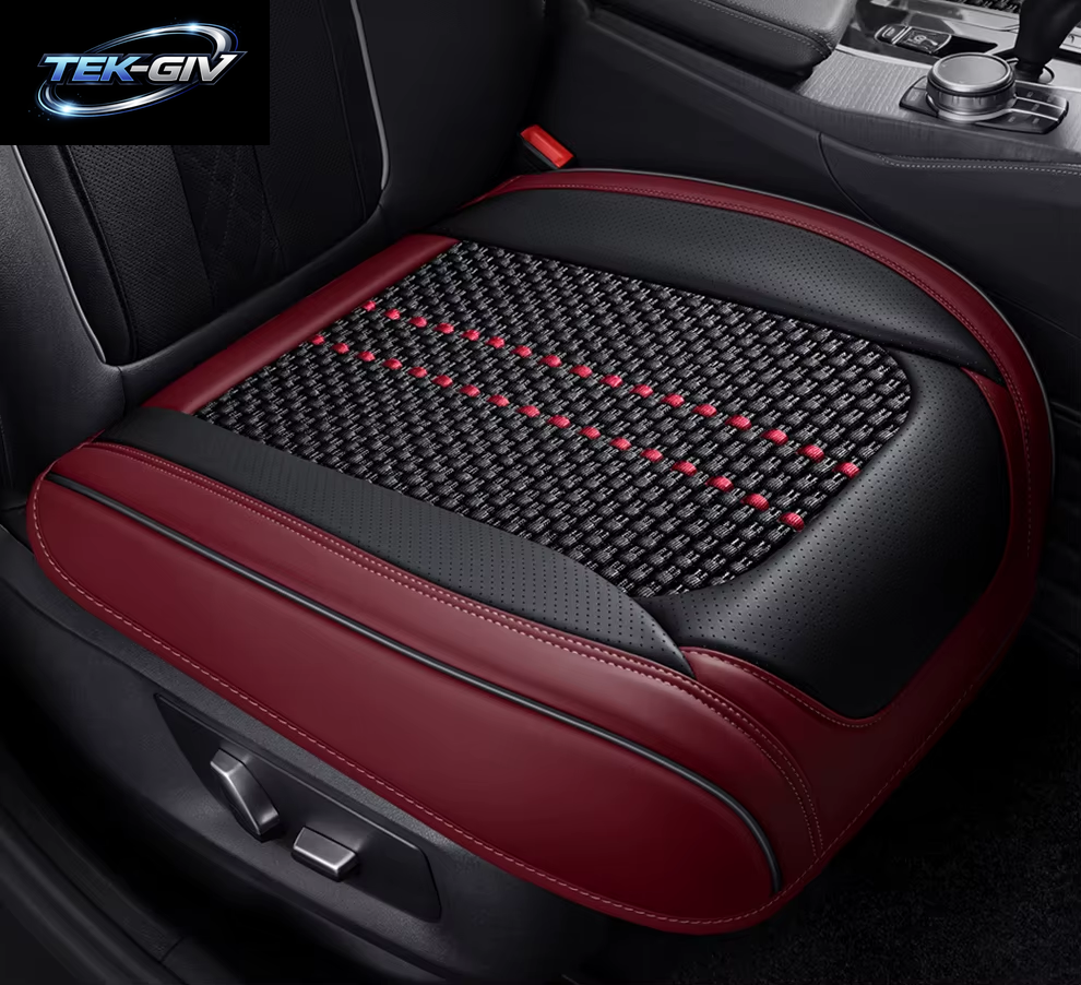 Leder-Front-Autositz-Schutzbezüge, Kissen, Luxuriös, Wasserdicht, Für Fiat Punto Ford Explorer Laguna 3 Fiat Bravo Golf G5