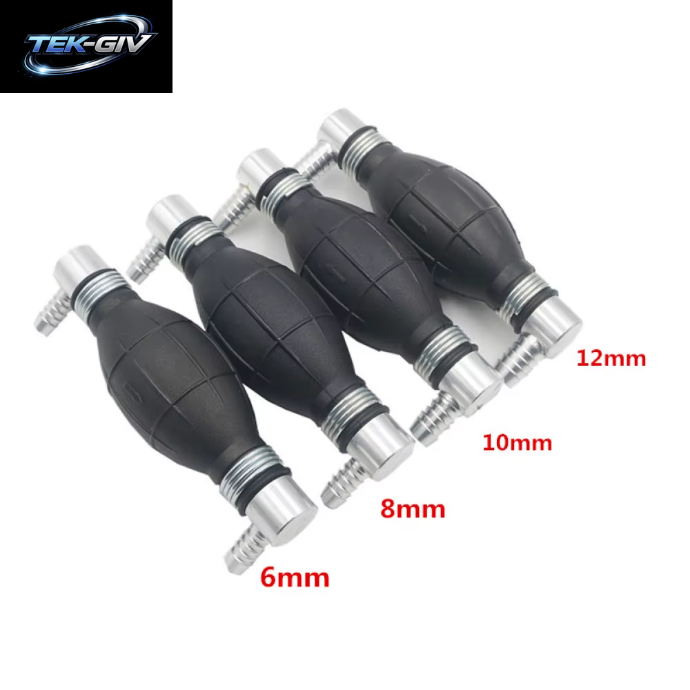 /12Mm Universal Kraftstoff Pumpe Gummi Manuelle Flüssig Öl Transfer Pumpe Benzin Hand Primer Birne Für Autos Boote Traktoren