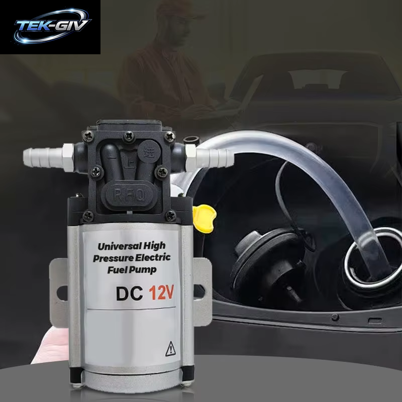 12V 24V Universal Hochdruck Elektrische Kraftstoff Pumpe Wasser Hochdruck Pumpe Membran Selbst Ansaugende Pumpe Für Auto