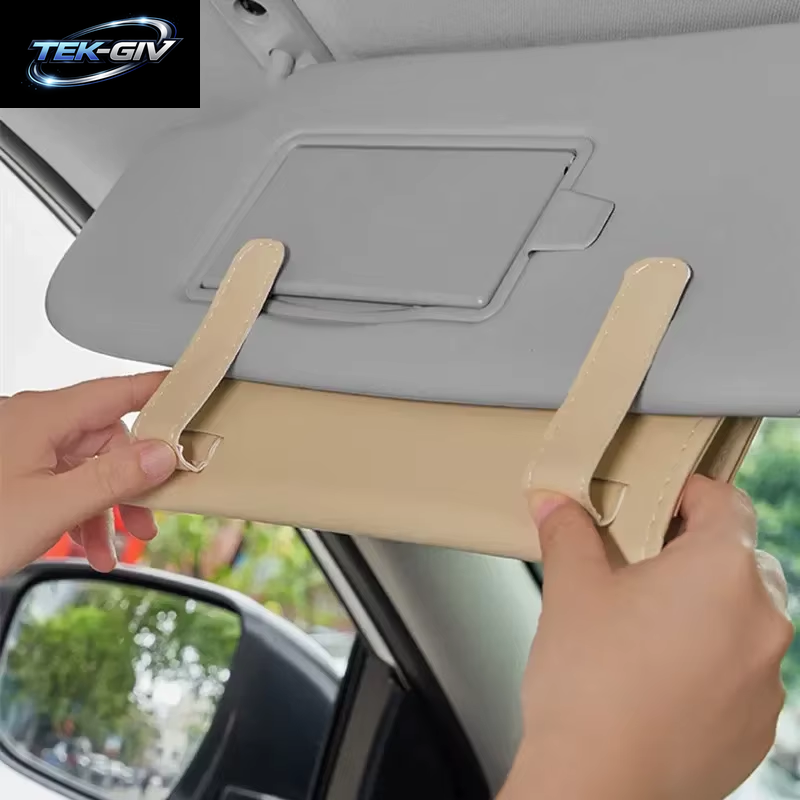 Neue PU Leder Tissue Box Auto Auto Lkw Sonnenblende Hängen Halter Auto Tissue Boxen Auto Innen Lagerung Dekoration Zubehör