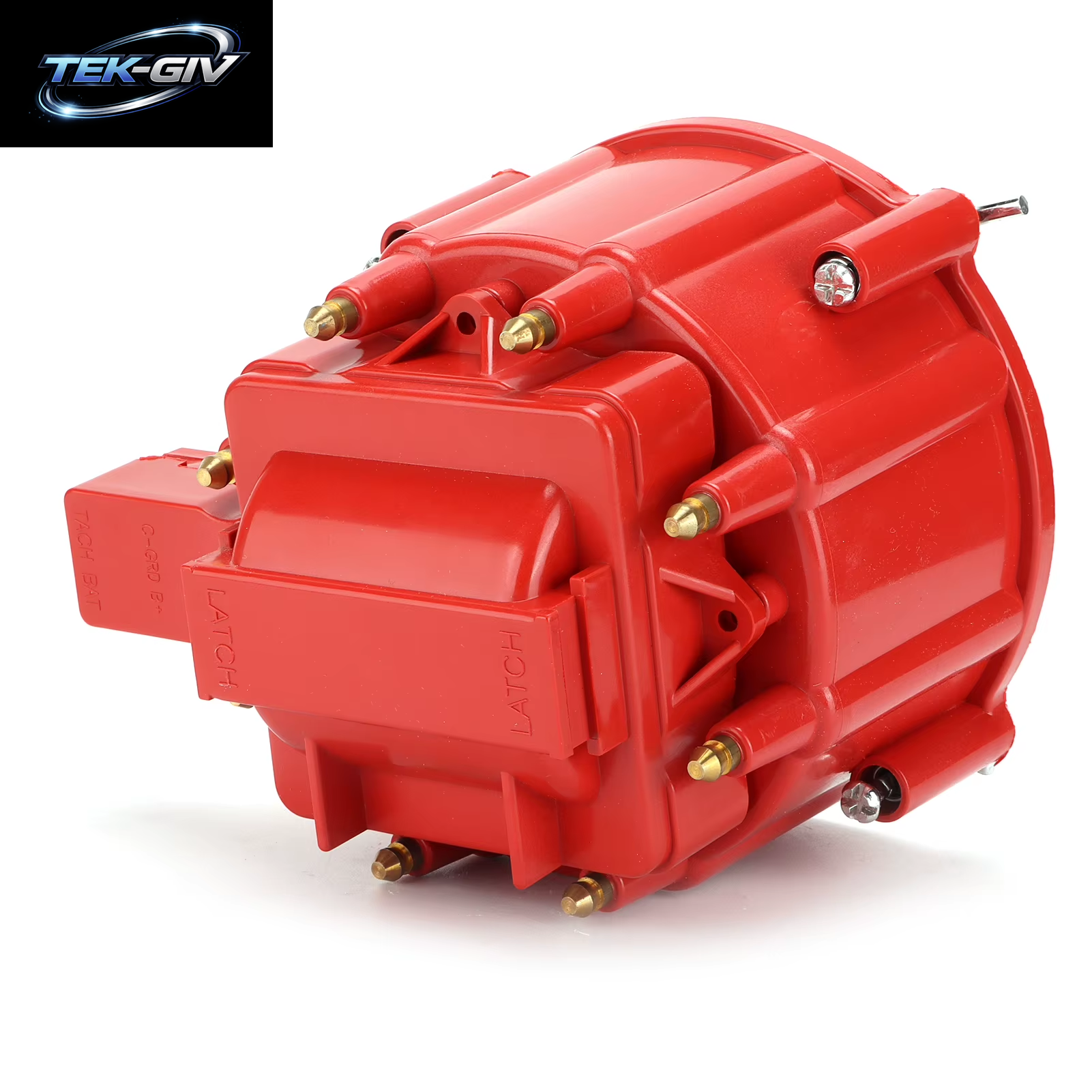 Auto Verteiler Deckel Mit Spulen Rotor Rot Ersatz Für Chevy V8 265 283 307 327 350 383 396 400 402 427 454 472 502 Motor