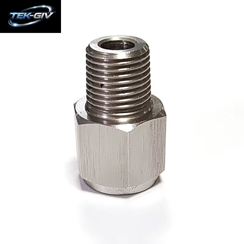 1/8" Npt-Stecker Auf M10X1,0 Innengewinde, Edelstahl-Öldruckmanometer-Aufnahmeadapter