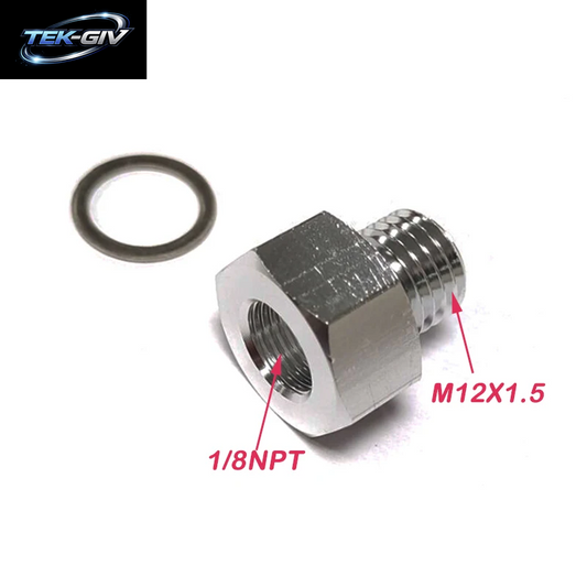 M12X1, 5 M16X1, 5 Buchse Bis 1,5 Npt Stecker Aluminium Neuer Öldruck Sensor Adapterst Ecker Für Ls Motor