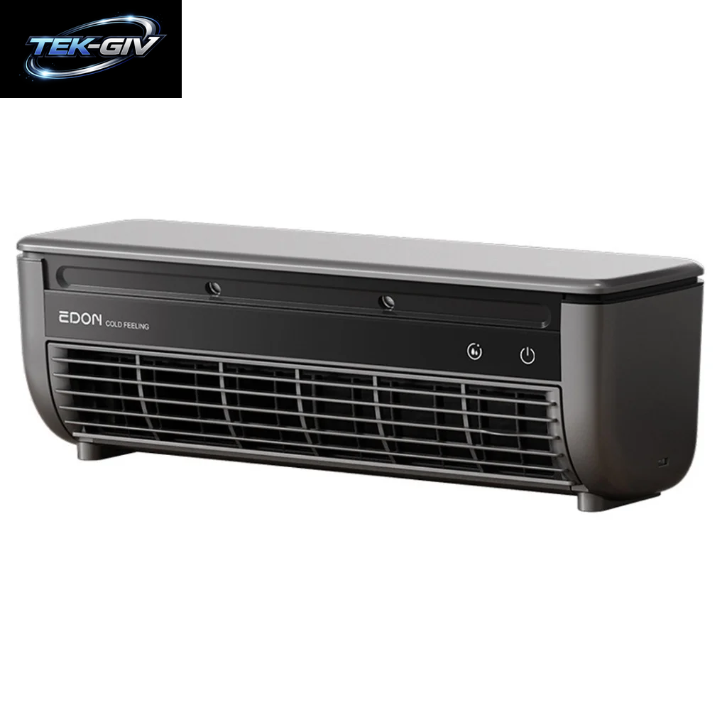 EDON E868 Wandmontierter Luftkühlventilator, 20 W Leistung, Schnelle Kühlung, Einfach Zu Installieren, Blattloser Klimaanlagenventilator Für Die Küche Zu Hause