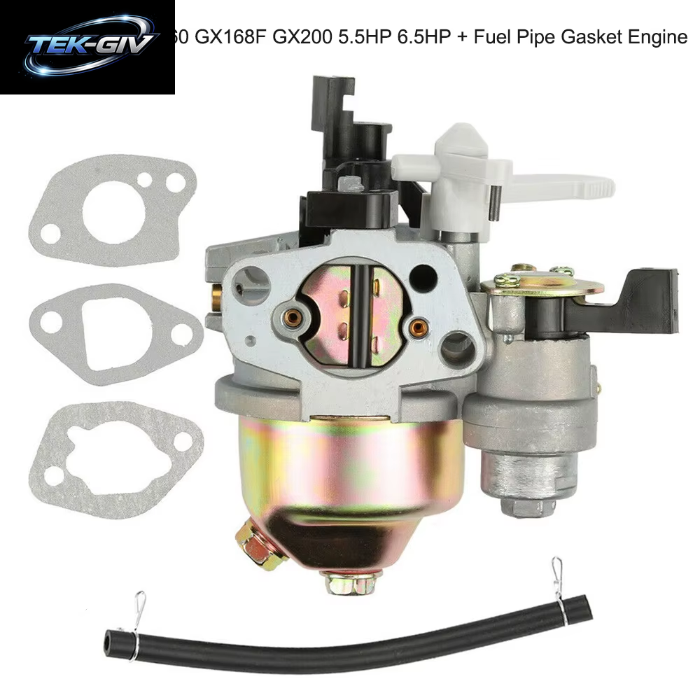 Motor Motor Vergaser Carb Fit Für Honda GX160 GX168F GX200 5,5 PS 6,5 PS + Kraftstoff Rohr Dichtung Motor Auto Zubehör