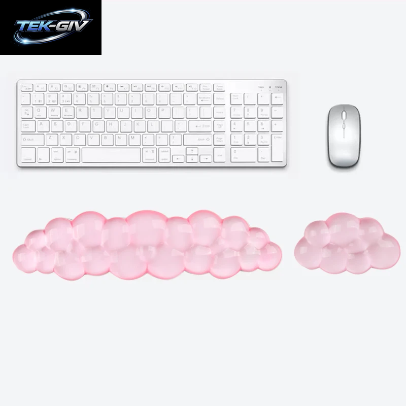 Cloud-Tastatur- Und Maus-Handgelenkauflage, Niedliche Handgelenkstütze Und Armstütze, Tastaturauflage Zur Schmerzlinderung Bei Tastatur Und Maus