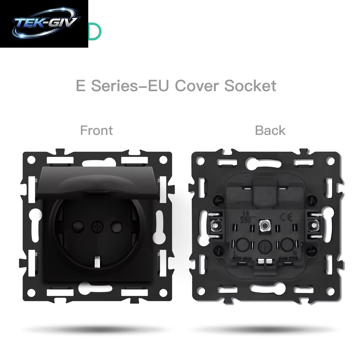 BSEED Zigbee Mechanische Licht/Rollos/Dimmer Tuya Smart Switches EU/FR Steckdose Module Matte Kunststoff Rahmen DIY Teile