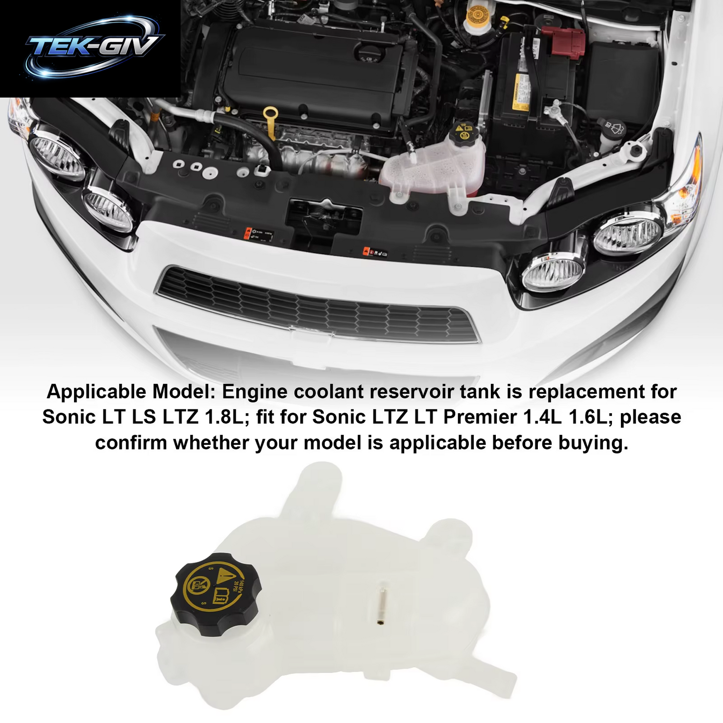 95048411 Motorkühlmittelbehälter Mit 42609220 Kühlmittelüberlauf-Rückgewinnungsreservoir Für 1,4 L, 1,6 L, 1,8 L