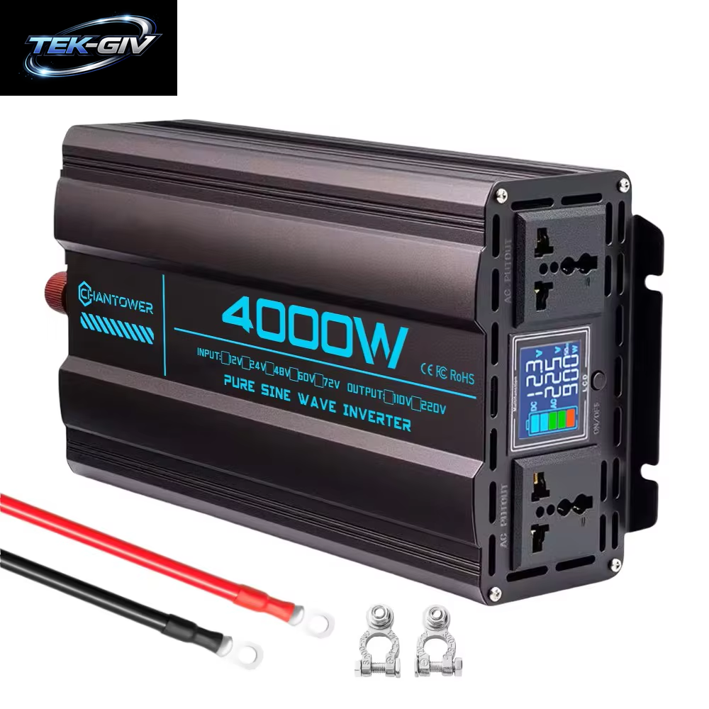 Reiner Sinus-Wechselrichter DC 12 V/24 V/48 V/60 V/72 V Zu AC 110 V/220 V 6000 W 5000 W 4000 W 3000 W 1600 W Konverter Auto Solar Power Inverter