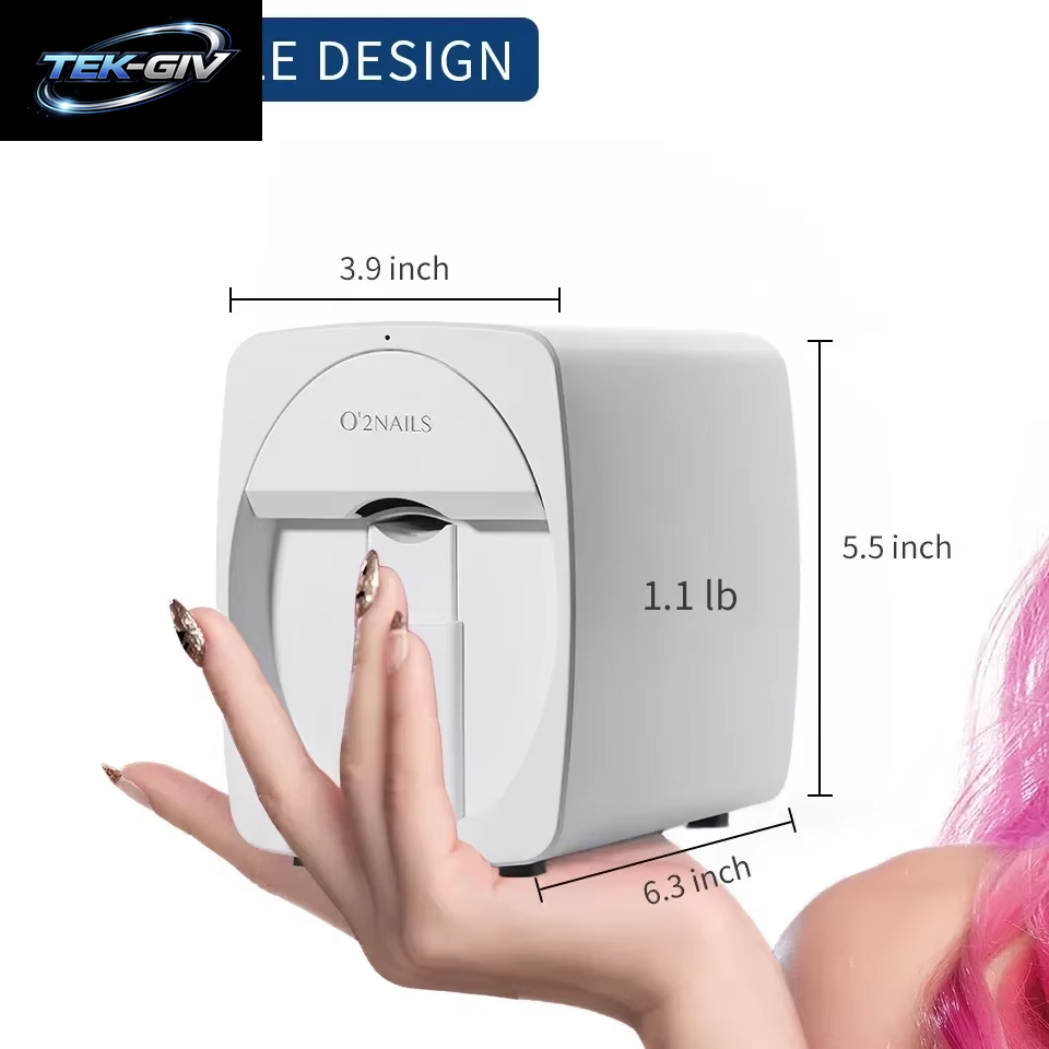 Smart 3D Mobile Nageldrucker M1 Muster Digital Nail Art Drucker Maschine DIY Tragbare H1 Nail Art Ausrüstung Vom Telefon