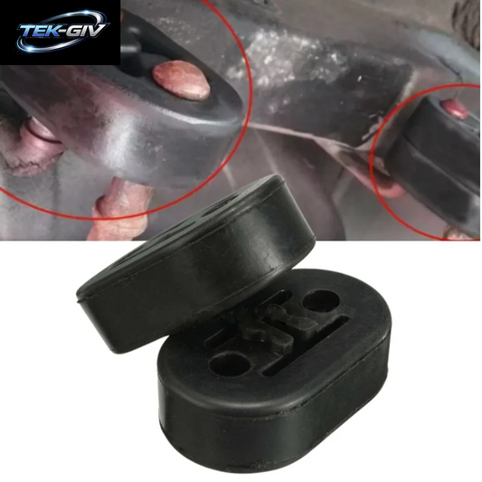 2 Stück Universal Auto Gummi Auspuff Endrohr Halterungen Aufhänger Schalldämpfer Isolator Buchse Unterstützung