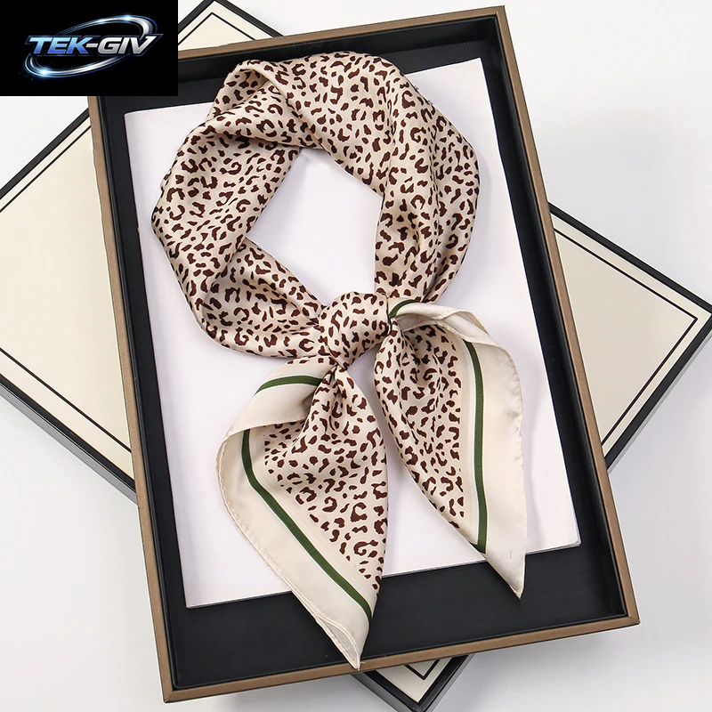 60 Farben Luxus-Schal Für Damen 70*70Cm Seidengefühl Quadratisches Haartuch Foulard Satin-Schal Großformatiges Kopftuch Hijab Taschentuch