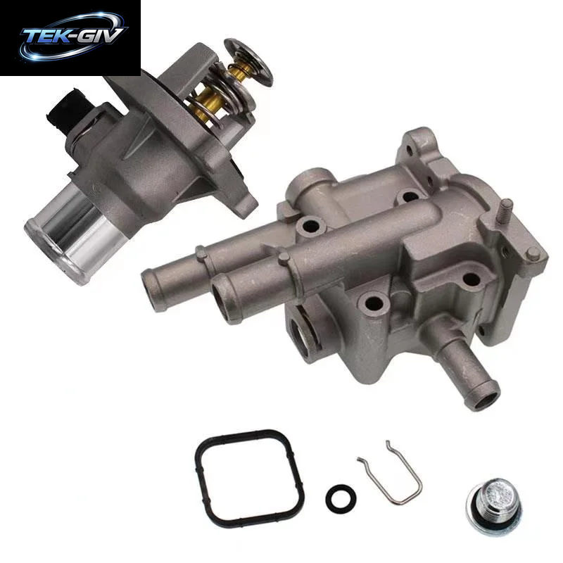 Motor Kühlmittel Thermostat Und Aluminium Gehäuse 96984103 96984104 Für Opel Astra Zafira Signum Vectra Für Chevrolet Aveo Cruze