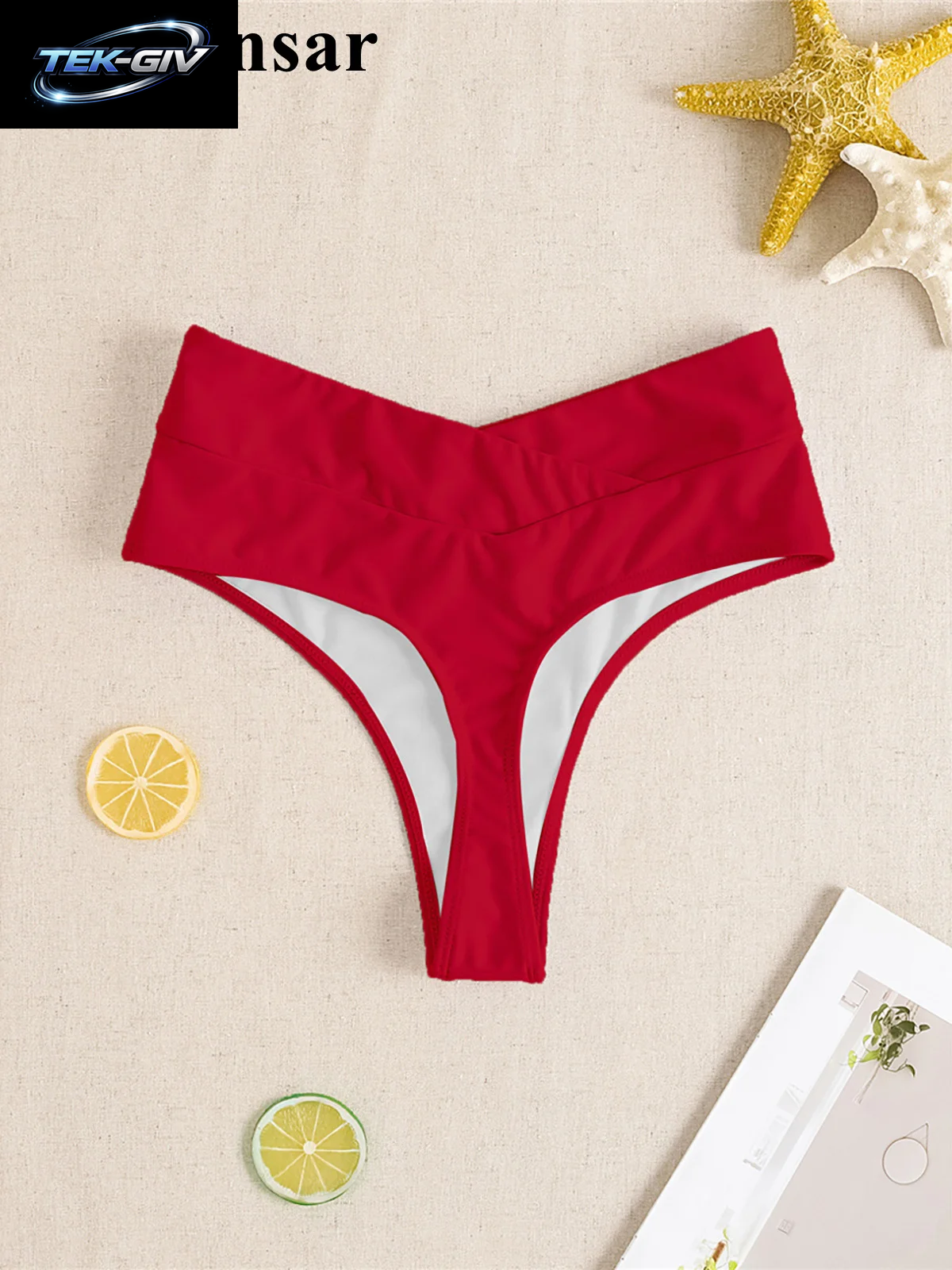 S - XL Hohe Taille Hohe Bein Cut Bikini Bottom Schwimmen Kurze Frauen Bademode Weibliche Badende Brasilianische Tanga Höschen Unterwäsche V7095