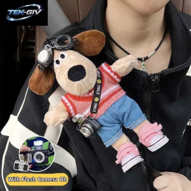 Auto-Sicherheitsgurt-Schulter-Ärmel, Ganzjährig, Universell, Niedlich Und Kreativ, Cartoon-Hund, Auto-Schulter-Schutz-Ärmel, Autozubehör
