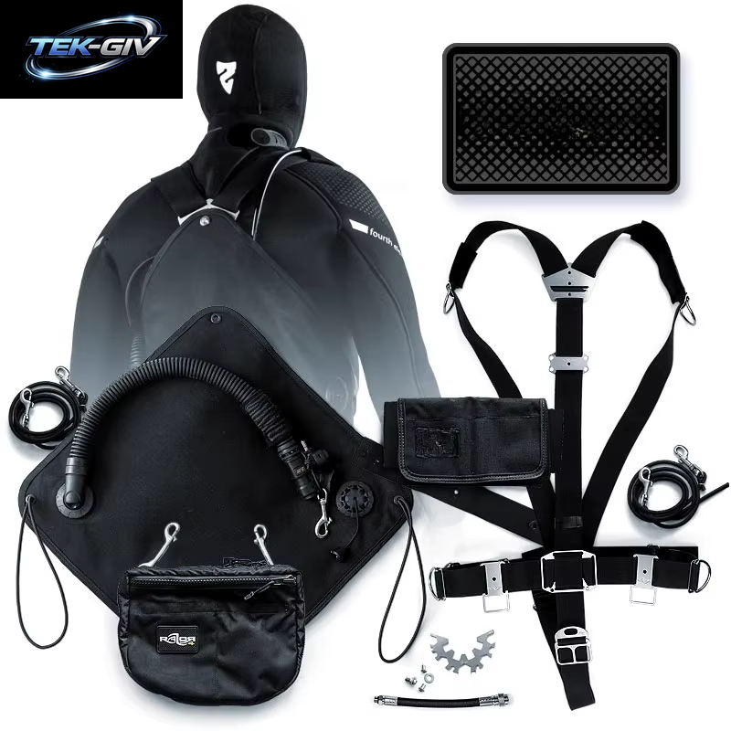 Razor Side Mount Set 4.0 Side Mount System Komplettes Technisches Tauch-Bcd Technisches Tauchen
