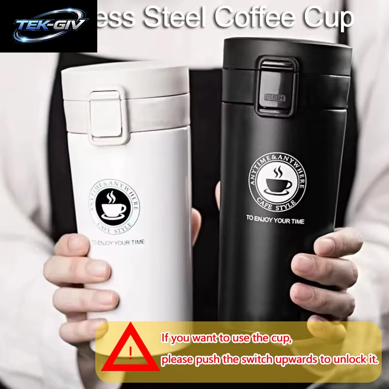 0,5 L Thermobecher, Doppelwandig, Edelstahl 304, Kaffeetasse, Isolierflasche, Thermoskanne, Wasserflasche, Tee, Kaffee, Auslaufsicherer Thermosbecher