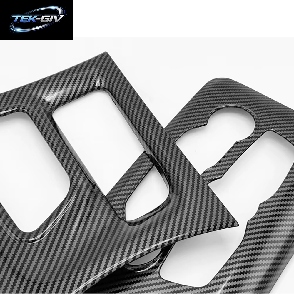 Für Dodge Charger 2015-2021 Zentrale Steuerung Getriebe Panel Trim A/C Klimaanlage Panel Schutz Abdeckung Innen Dekorative Teile