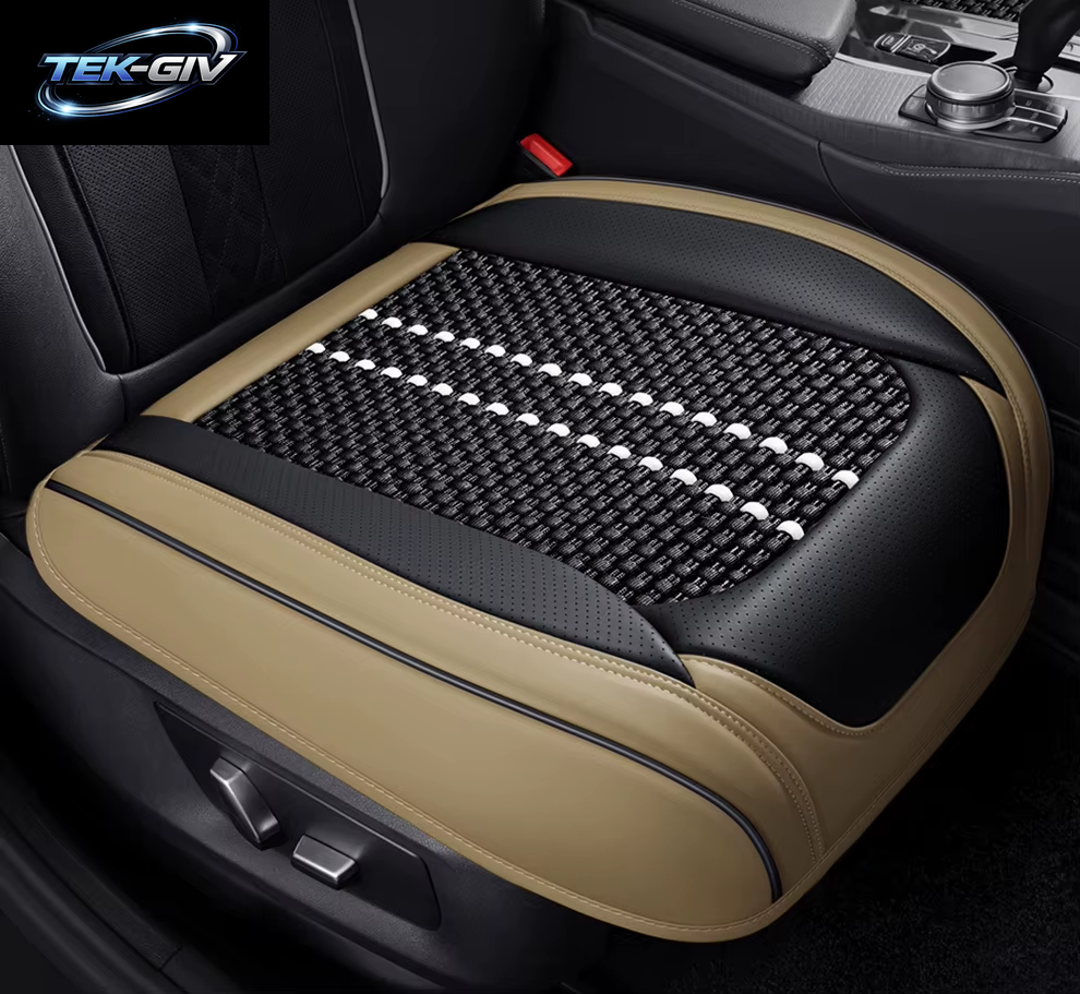 Leder-Front-Autositz-Schutzbezüge, Kissen, Luxuriös, Wasserdicht, Für Fiat Punto Ford Explorer Laguna 3 Fiat Bravo Golf G5