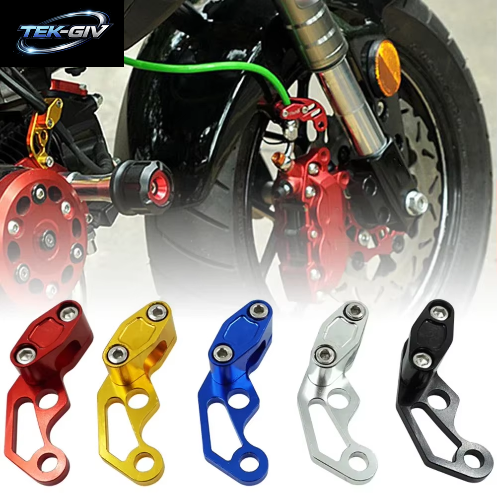 Motorrad Bikes Öl Schlauch Klemme Modifizierte Öl Pipeline Bremsleitung Klemme Schutz Aluminium Legierung Schlauch Clip Zubehör