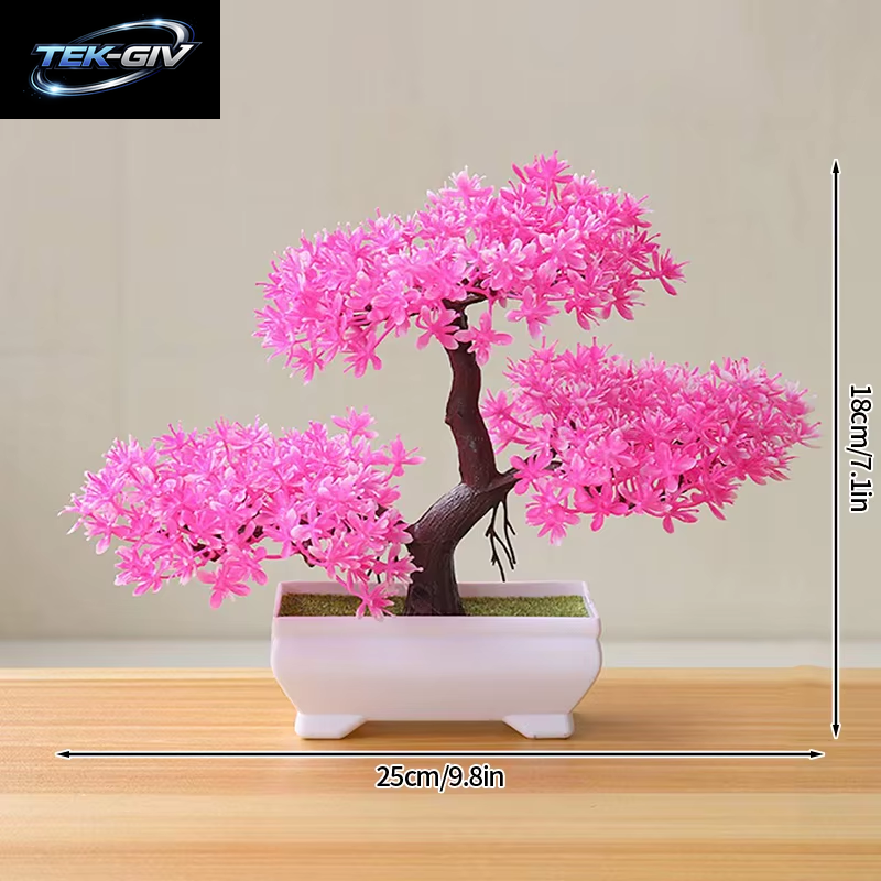 Künstliche Topfblumen, Pflanzen, Bonsai, Gefälschte Pflanze, Blumentopfornamente Für Den Garten, Kleiner Künstlicher Baum, Heimdekorationszubehör