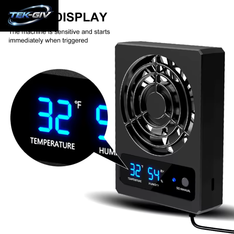 Terrarienventilator, Kühlventilator, Reptilien, Tanks, Hängende Luftkühler, Automatische Terrarien, Kühler, Temperaturregelung, Ventilator