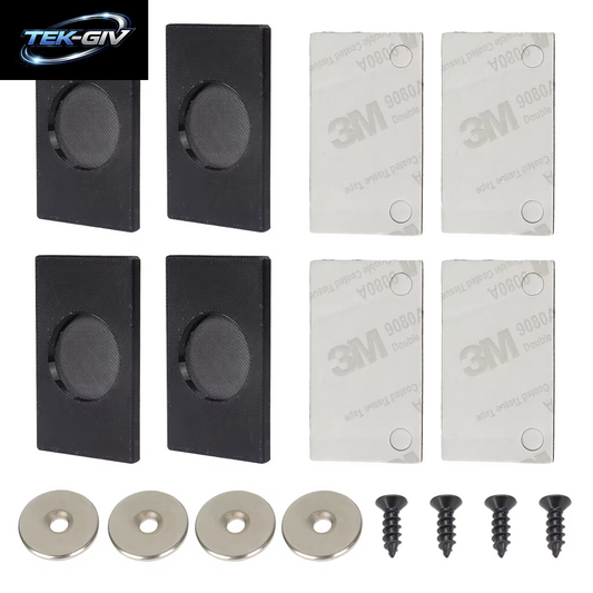 4PCS RV Kennzeichen Halter Starke Magnetische Universal Kennzeichen Außen Zubehör Für Auto Caravan Anhänger Motorrad