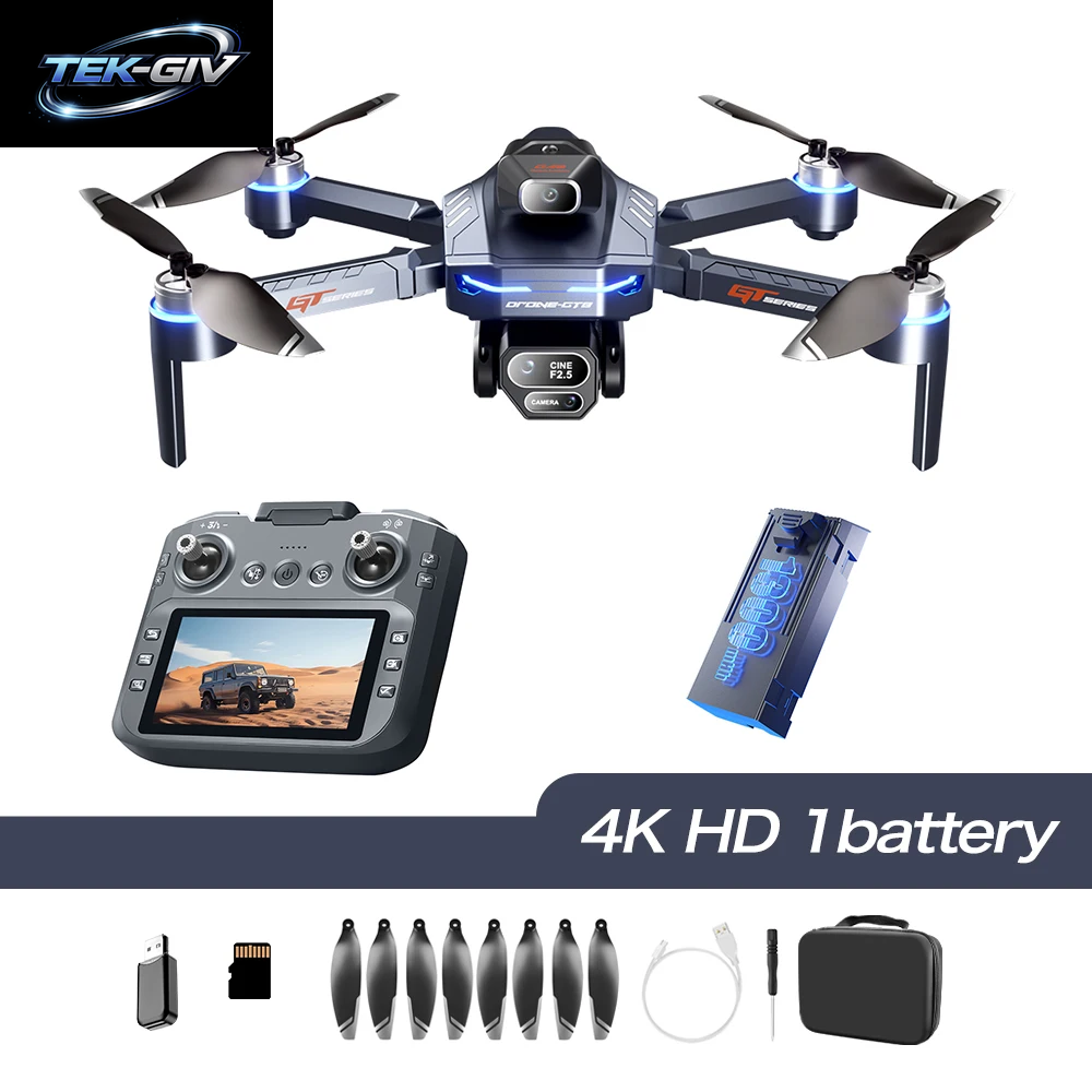 Neue GT8 Drohne 8K HD Professionell 360 ° Dual-Kameras GPS 5G WLAN Bürstenlose Motoren Hindernisvermeidung Faltbarer Quadcopter 2026