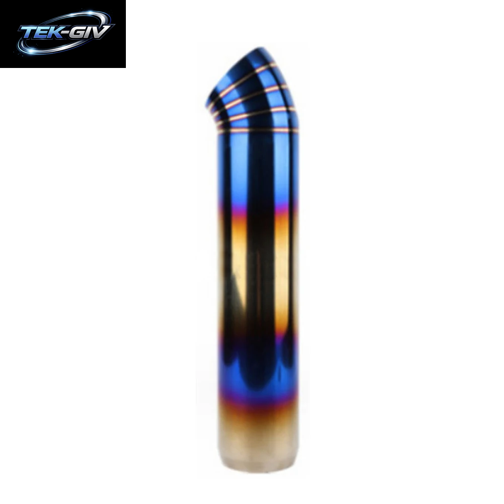 Universelles Hochwertiges Auto-Auspuffrohr Aus Edelstahl, Schalldämpfer-Endrohr 63–76 Mm Für Modifizierte Racing-Auspuffanlagen