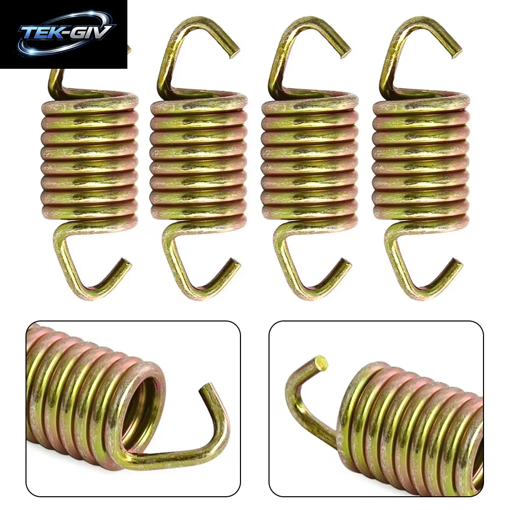 4 Stück ATV Für Polaris Auspufffeder 7041804 Für Scrambler ATP Hawkeye Motorrad-Auspuffzubehör