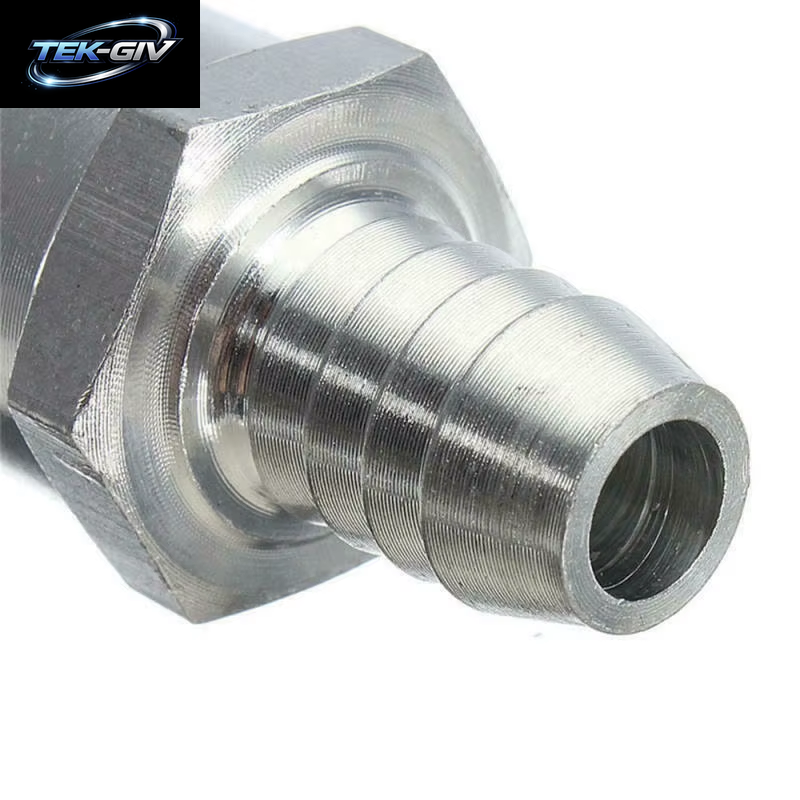 5/32 "4Mm Einweg-Kraftstoffleitungs-Rückschlag Ventil Rückschlag Diesel Aluminium Silber