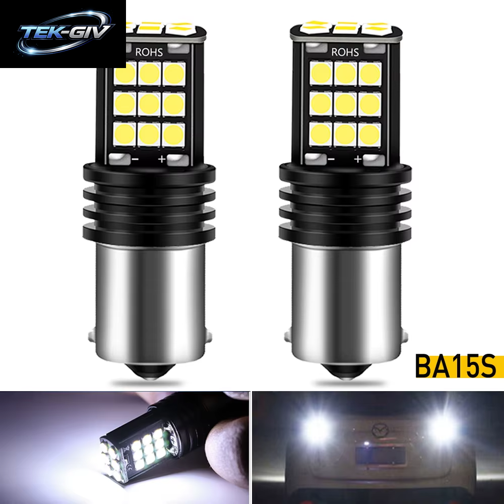 2 Stücke LED Backup Licht Blub Reverse Lampe P21W 7506 BA15S Canbus Für Volvo C30 C70 S40 S60 S70 S80 V40 V50 V60 V70 XC60 XC70 XC90
