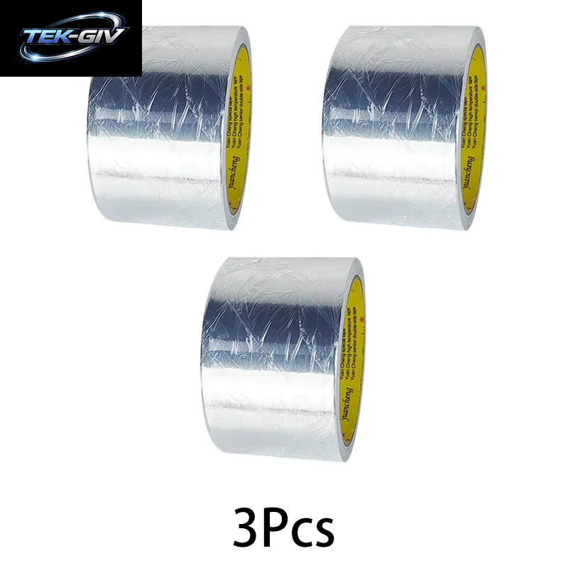 Hohe Temperaturbeständigkeit Aluminiumfolie Klebeband Küchenrohr Reparaturband Klebstoff Dichtungsfolie Wärmedämmung Auslaufsicheres Klebeband