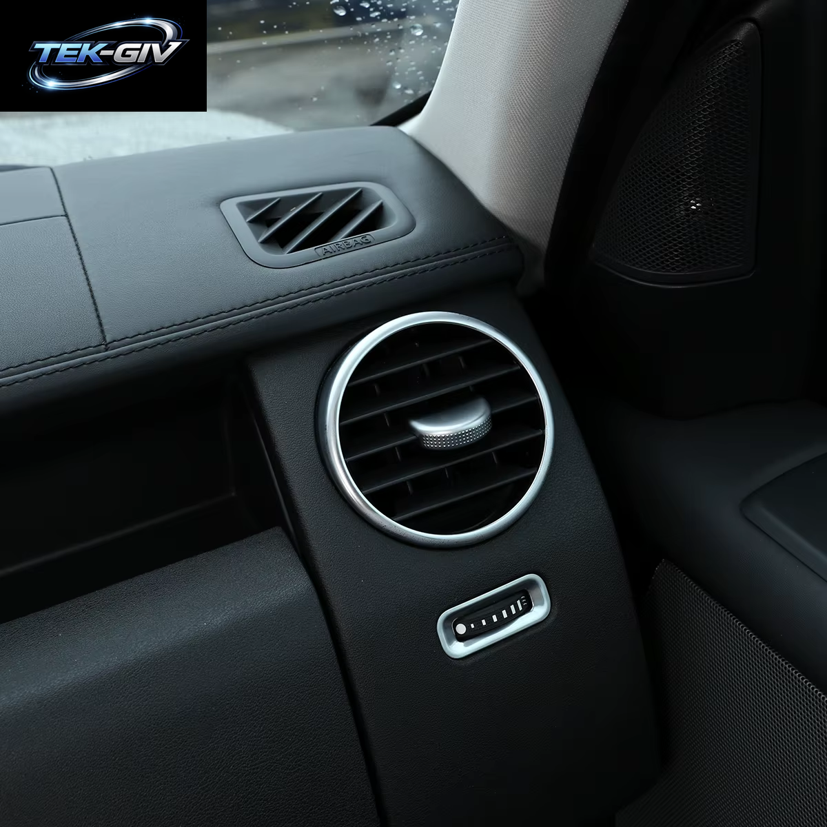 Für Land Rover Discovery 3/Entdeckung 4 2004-2016 Auto Dashboard Air-Klimaanlage Outlet Einstellung Stange Dekorative Abdeckung Trim