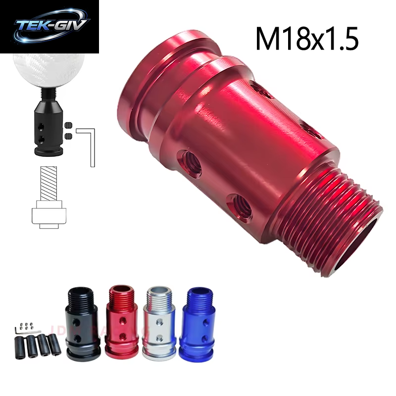 Aluminium M18X1,5 Schaltknauf-Adapter, Auto-Schalthebel, Ersatz-Kits, Schalthebel-Anschluss Für Die Meisten Fahrzeug-Lkws