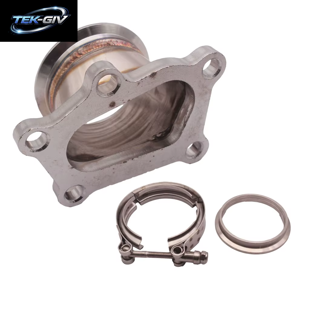 76Mm 3 "5- V-Band Adapter Fallrohr Flansch W/ Clamp Für Mazdaspeed 6