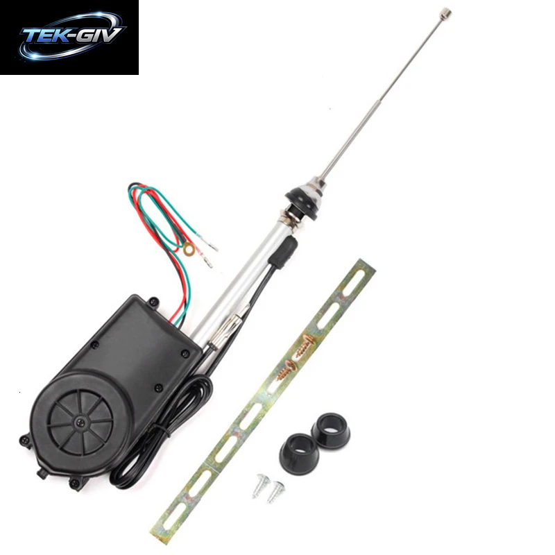 Neue Auto Elektrische Antenne Radio Auto Booster Netzteil Antenne Kit Auto Signal Elektrische 12V Außerhalb Auto Antenne AM/FM Radio