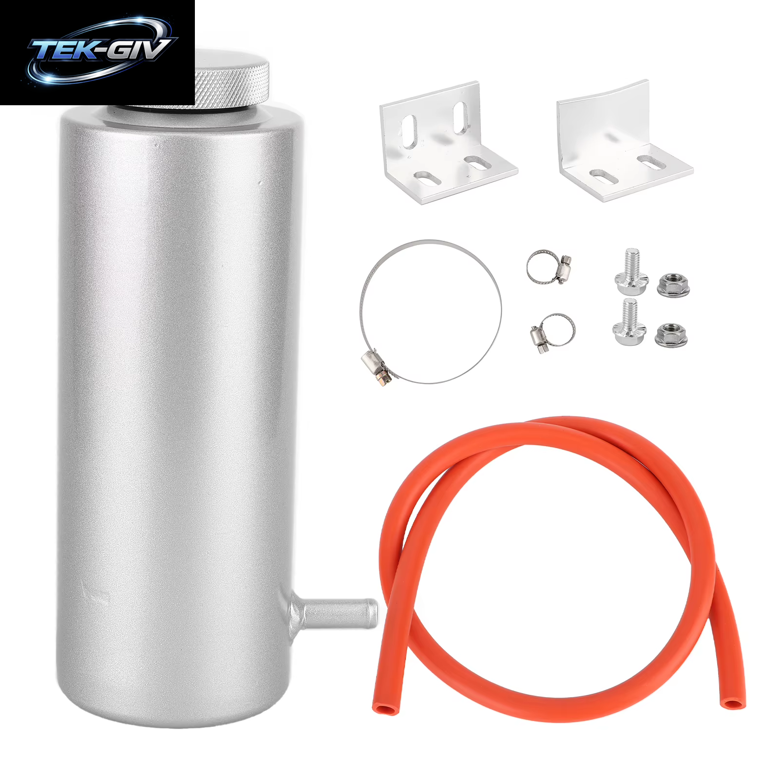 Universal Kühlmittel Kühler Kühlmittel Tank 800Ml Ausgleichs Behälter Kühl Verschluss Flasche Überlauf Behälter Aluminium Autozubehör