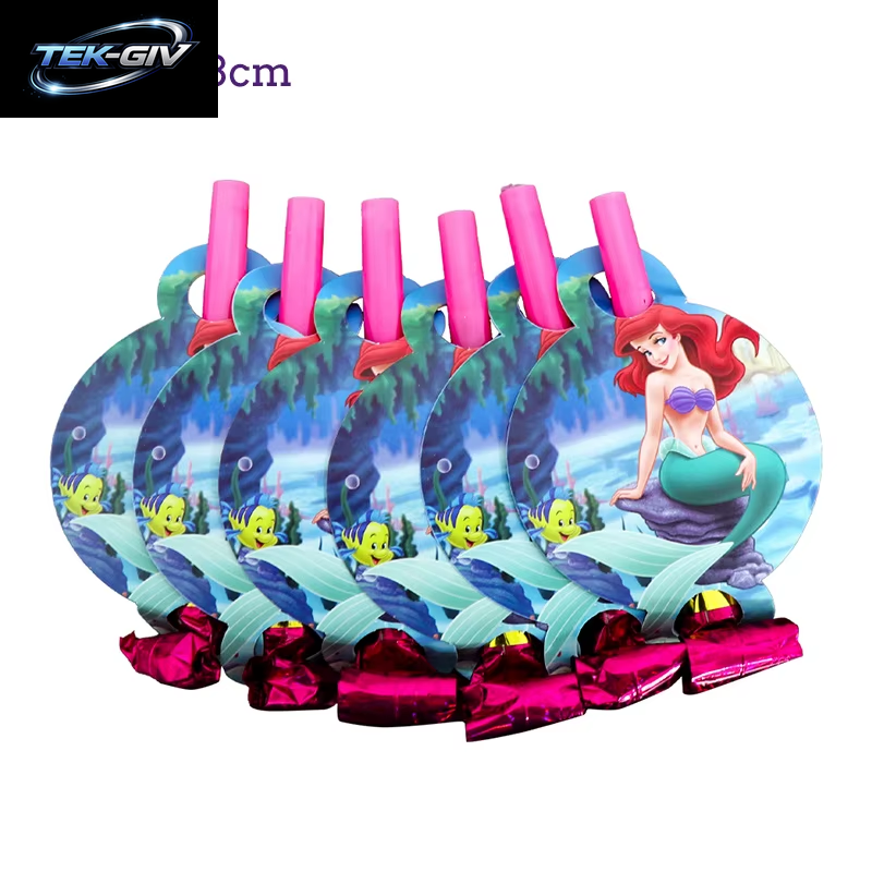 Die Kleine Meerjungfrau Geburtstag Party Dekoration Prinzessin Ariel Papier Serviette Teller Tasse Tischdecke Luftballons Kinder Baby Shower Supplies